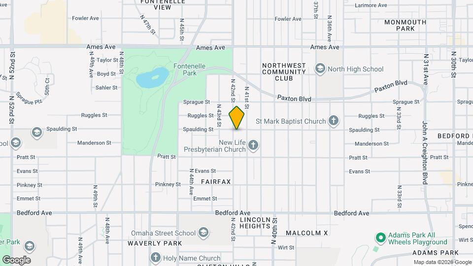 3753 N 42nd St Map and Location Details