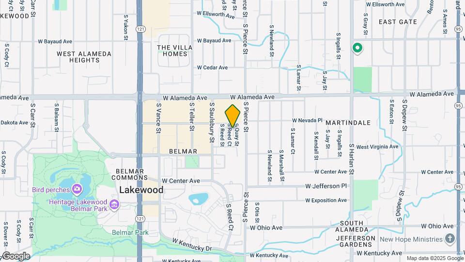 418 S Reed Ct Map and Location Details