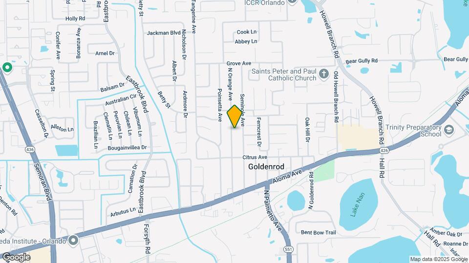 5101 Orange Ave, Unit A Map and Location Details