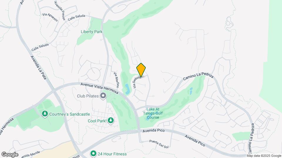 241 Via Sedona Map and Location Details