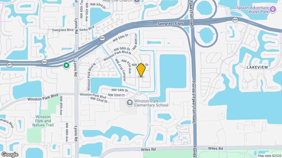 5503 NW 39th Ave Map and Location Details