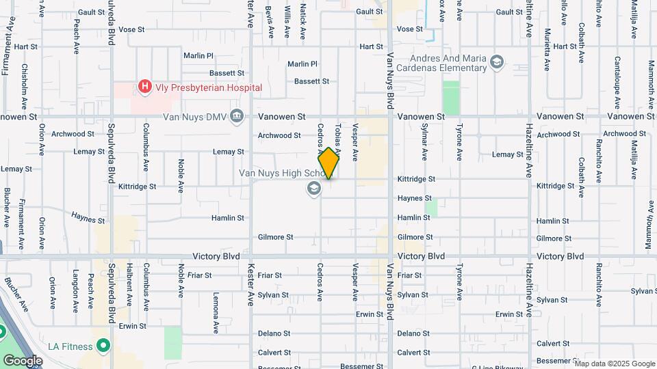 14646 Kittridge St Mapa y Detalles de la Ubicación