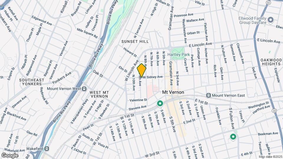 114 W Sidney Ave Mapa y Detalles de la Ubicación