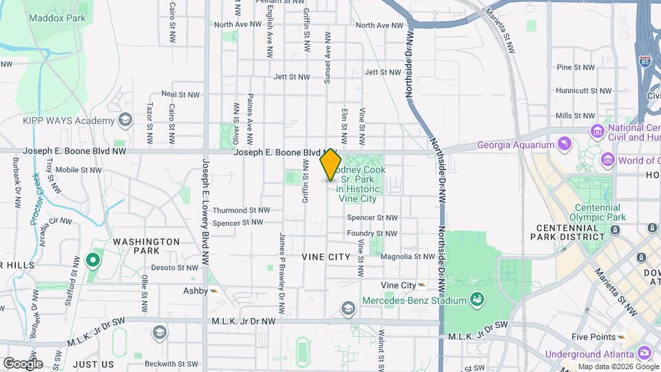 255 Sunset Ave NW Map and Location Details