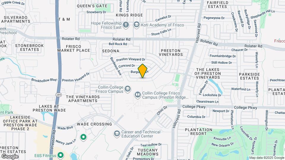 10217 Napa Valley Dr Map and Location Details