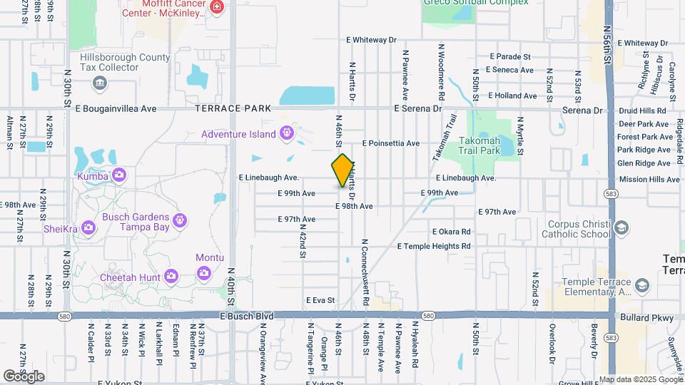 9811 N 46th St Map and Location Details