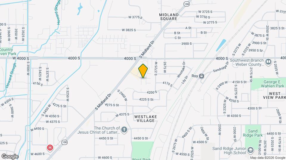 4156 S 2825 W Map and Location Details