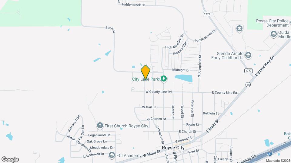 1102 Walnut St Mapa y Detalles de la Ubicación