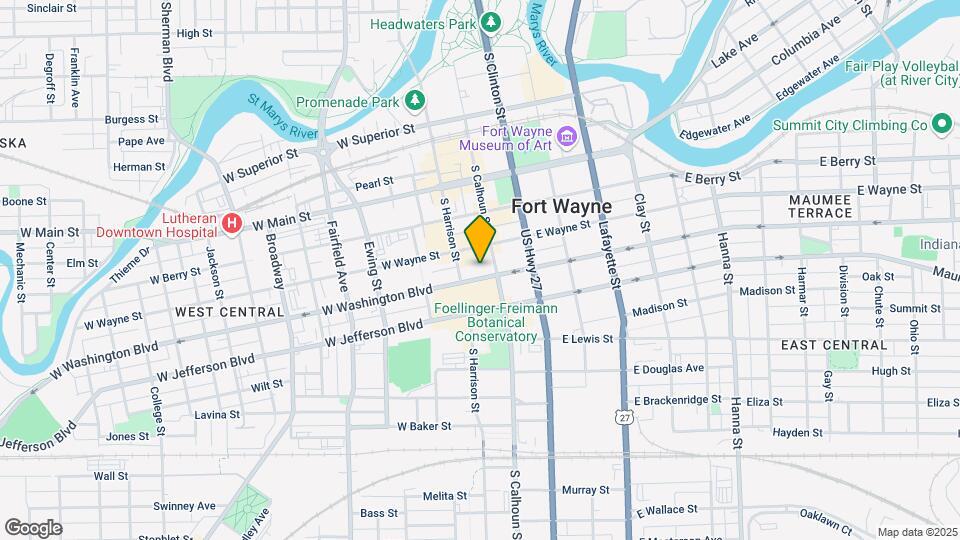116 W Washington Blvd Map and Location Details
