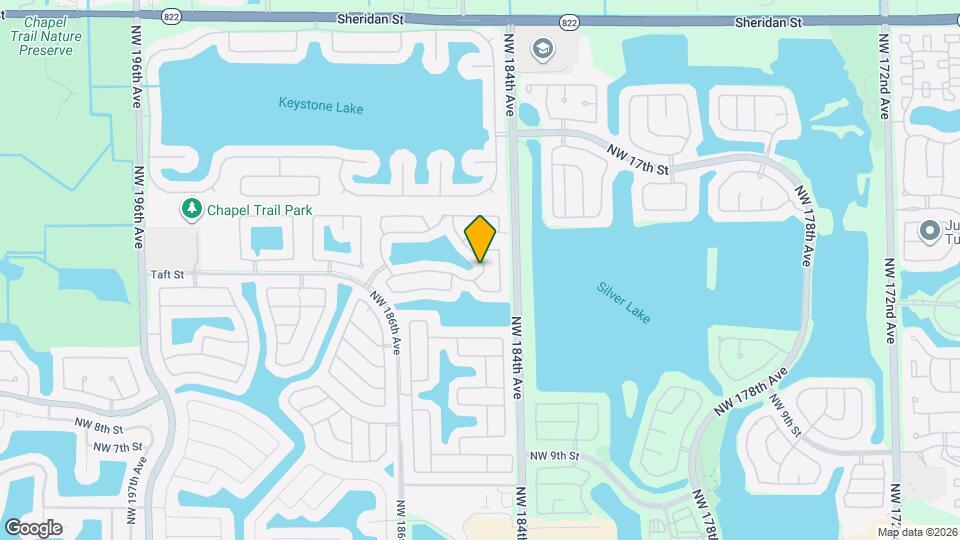 1912 NW 184th Way Map and Location Details
