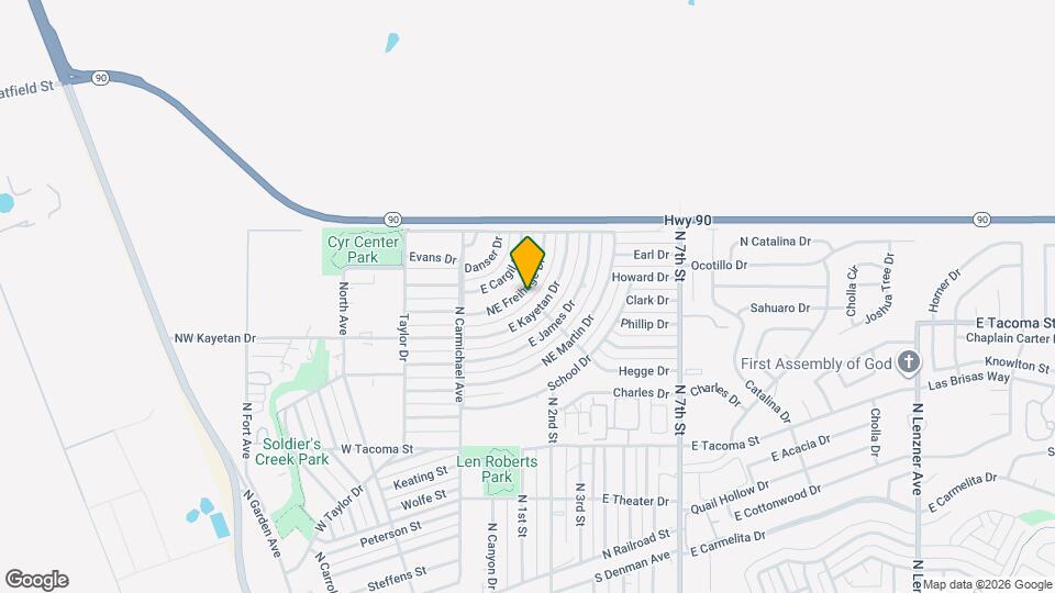 90 NE Freihage Dr Map and Location Details