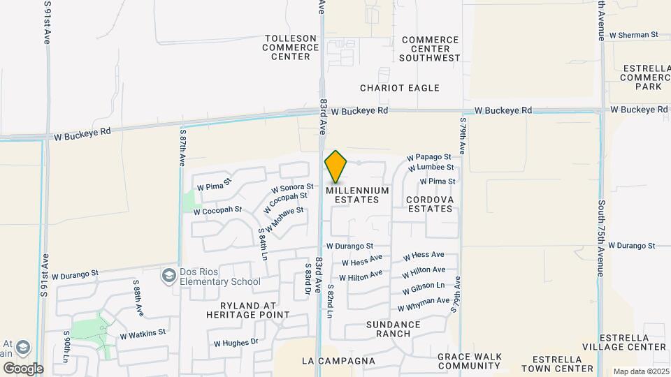 8234 W Pima St Map and Location Details