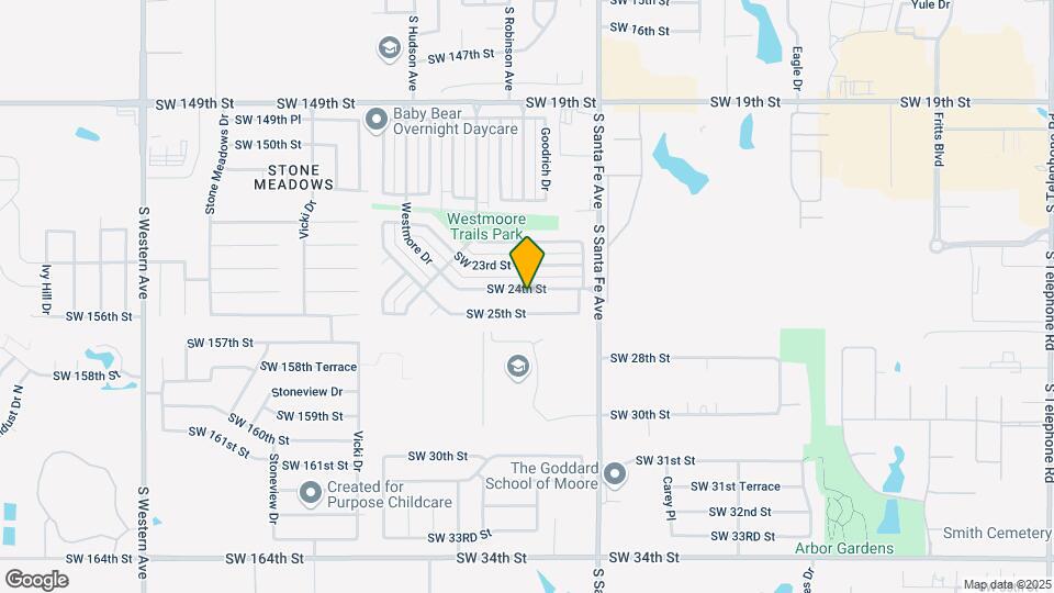1208 SW 24th St Map and Location Details
