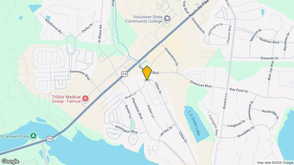 108 Bellingdon Dr, Unit Retreat at Fairvue Mapa y Detalles de la Ubicación