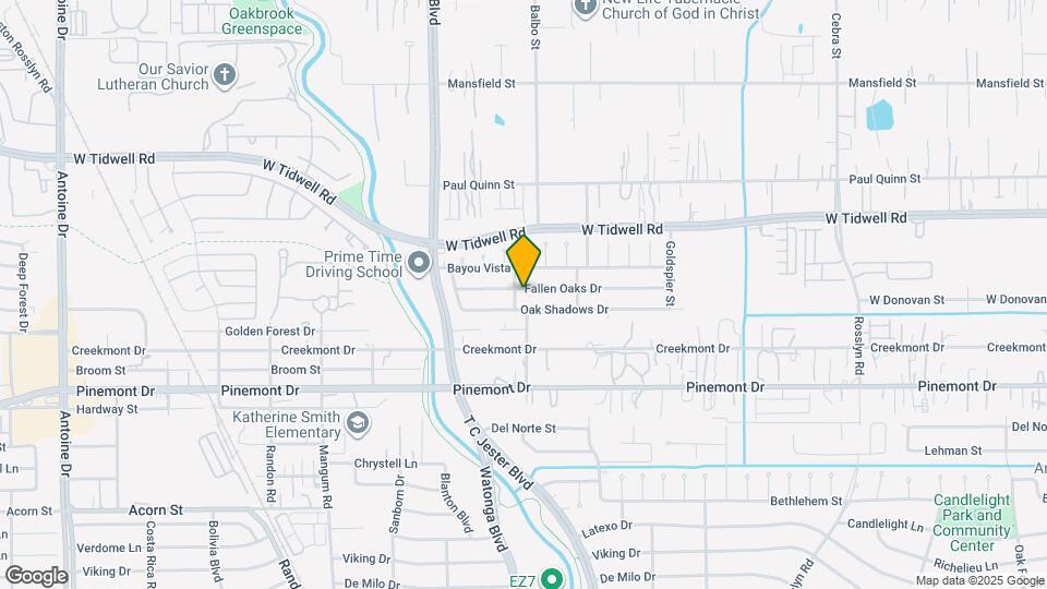 4447 Fallen Oaks Dr Map and Location Details