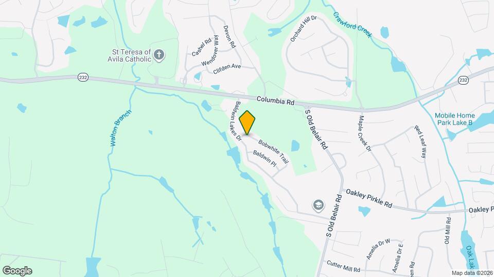 305 Bobwhite Trail Map and Location Details