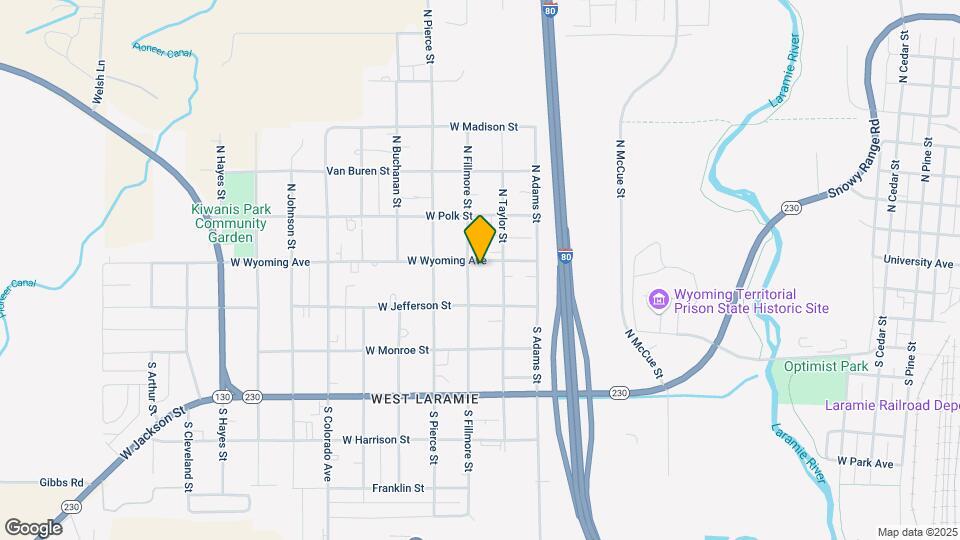 1672 W Wyoming Ave Map and Location Details