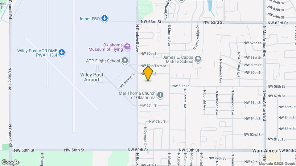 7001 NW 58th St Map and Location Details