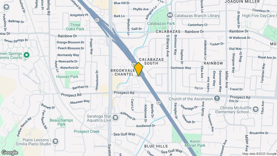 1577 Brookvale Dr Map and Location Details