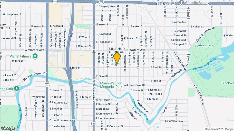8207 N 12th St Map and Location Details