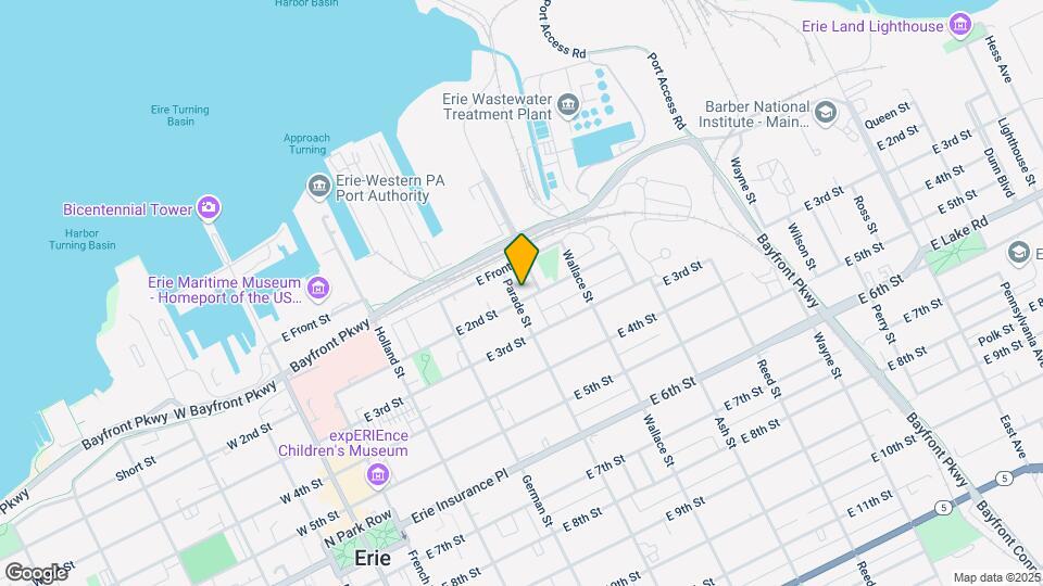 125 Parade St, Unit 125 Parade St Appt 2 Map and Location Details