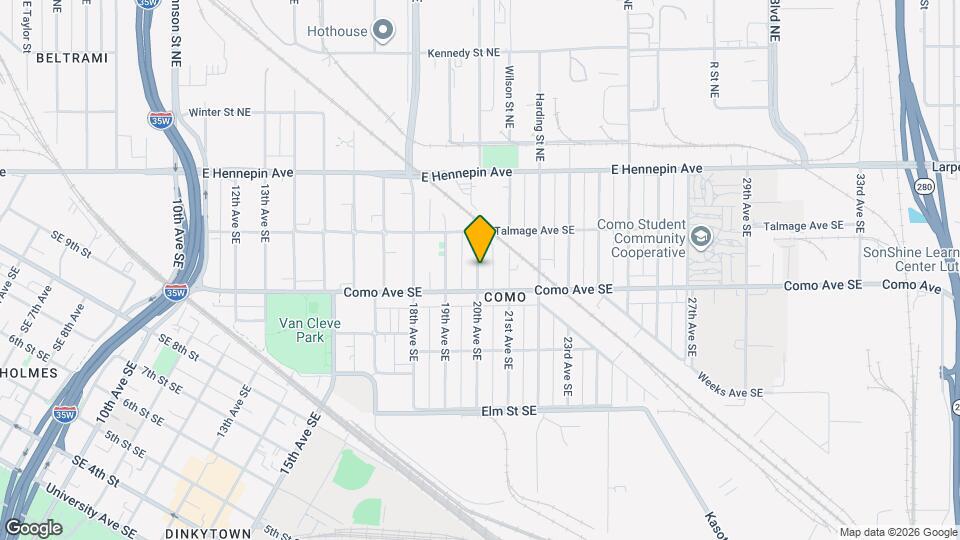1022 20th Ave SE Map and Location Details