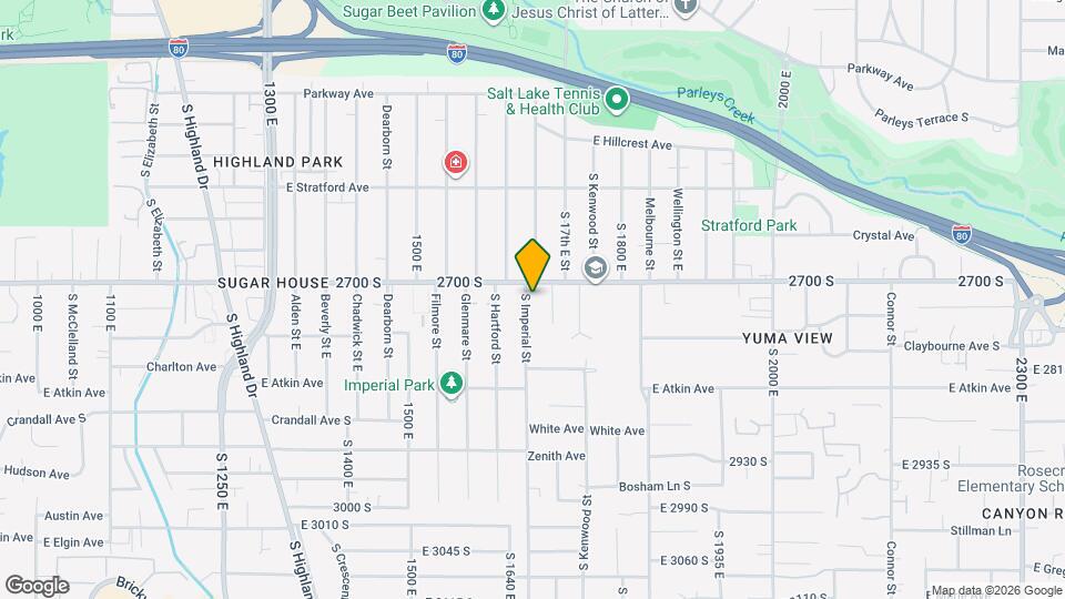 2719 S Imperial St Map and Location Details