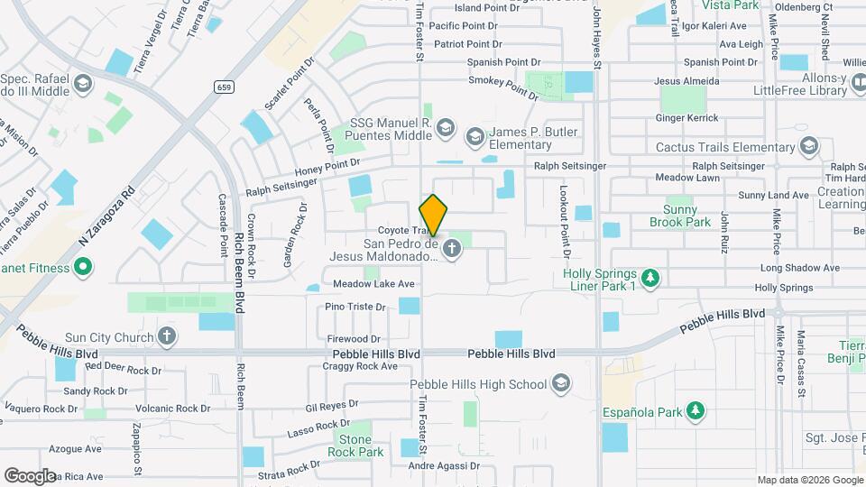 14309 Arabian Point Map and Location Details