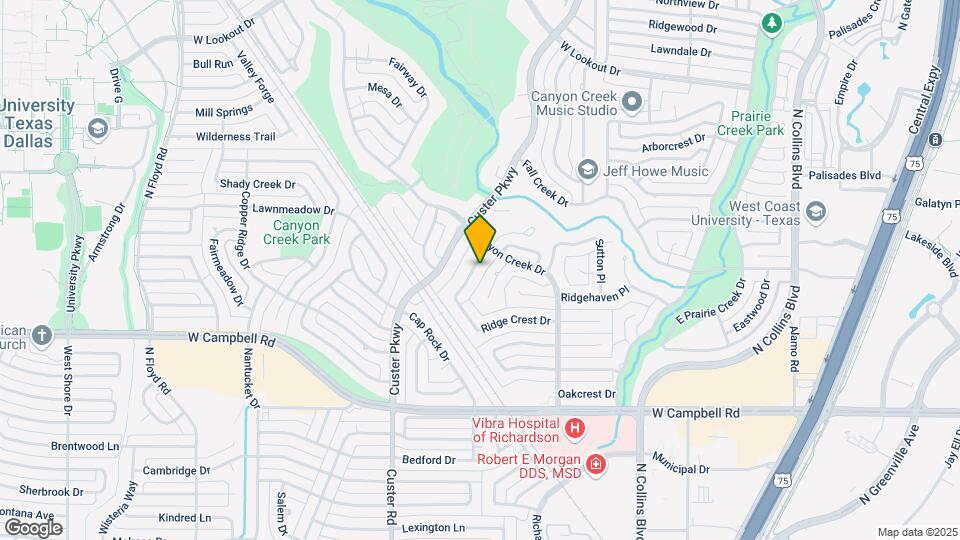 2212 Ridge Crest Dr Map and Location Details