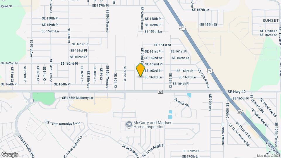 16414 SE 92nd Terrace Mapa y Detalles de la Ubicación