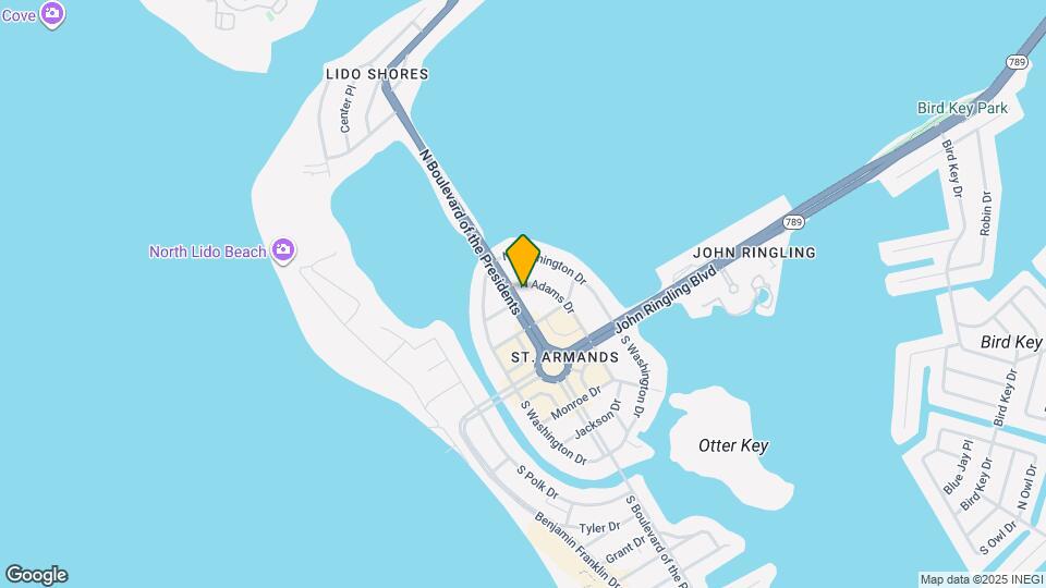 156 N Boulevard of the Presidents Map and Location Details