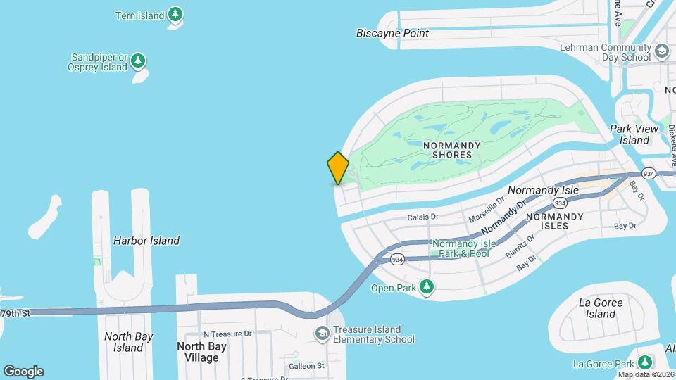 2440 N Shore Terrace Map and Location Details