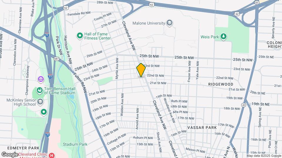 1112 22nd St NW Map and Location Details