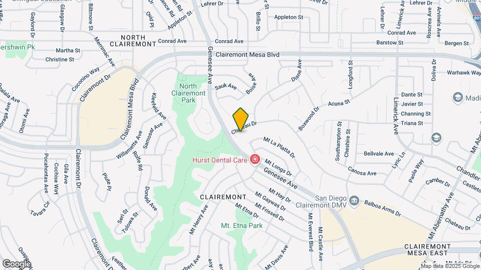 4531 Chateau Dr, Unit 411 Mapa y Detalles de la Ubicación