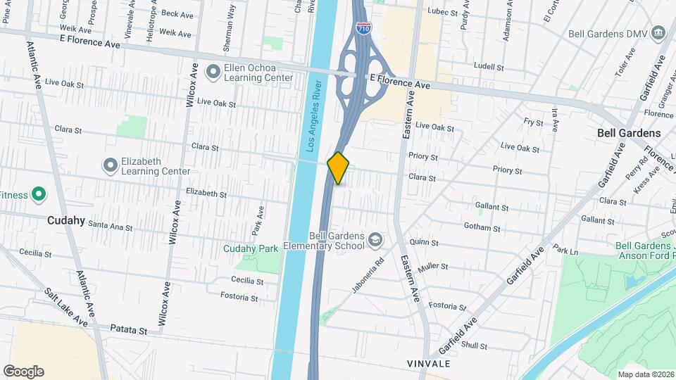 7802 Bell Gardens Ave Map and Location Details