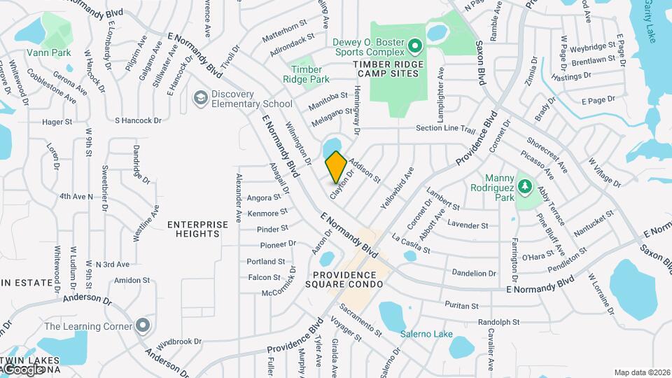 910 Clayton Dr Mapa y Detalles de la Ubicación