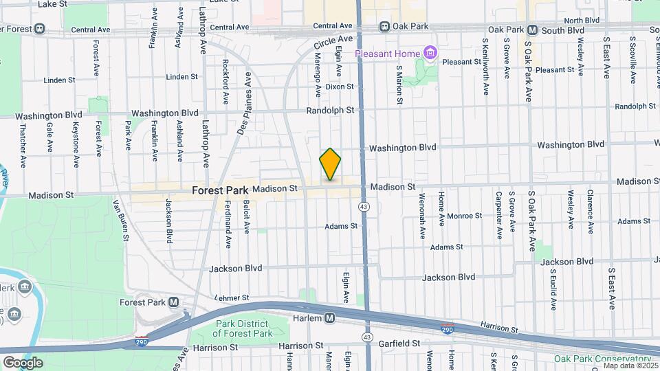 7243 Madison St Map and Location Details