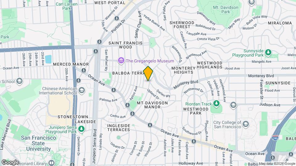 245 Westgate Dr Map and Location Details