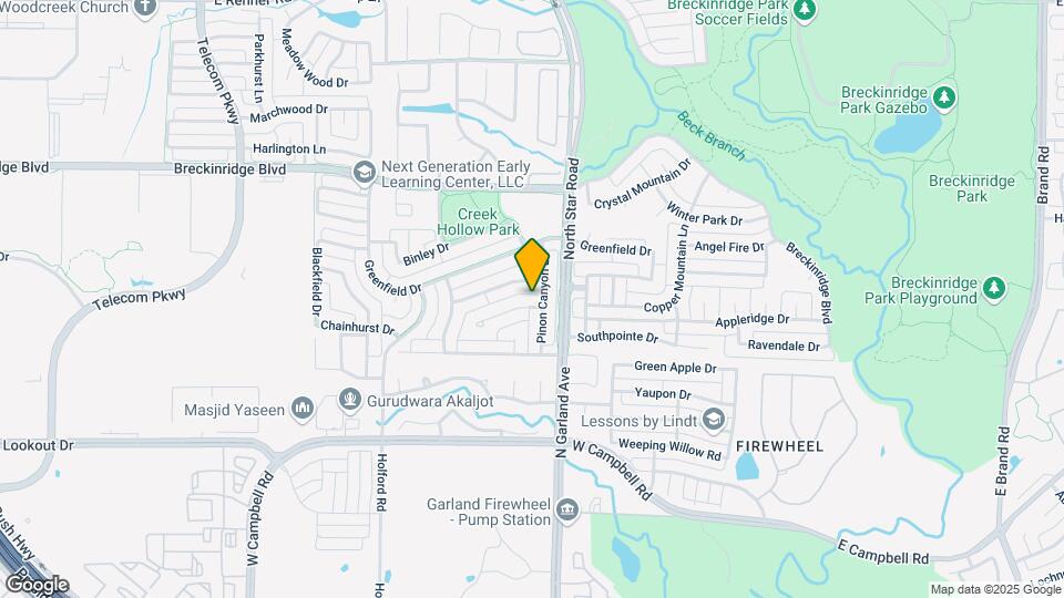 4145 Silverthorne St Map and Location Details