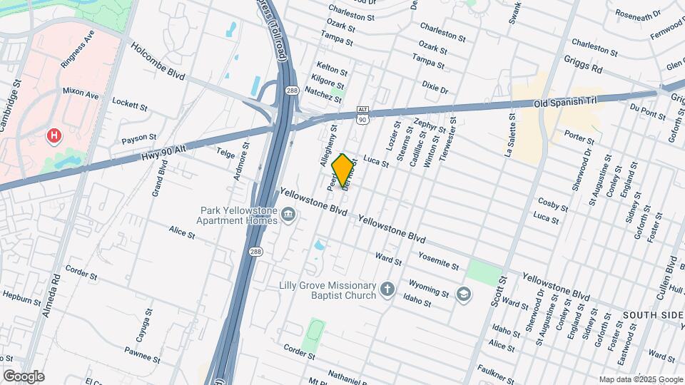 6814 Del Rio St Map and Location Details