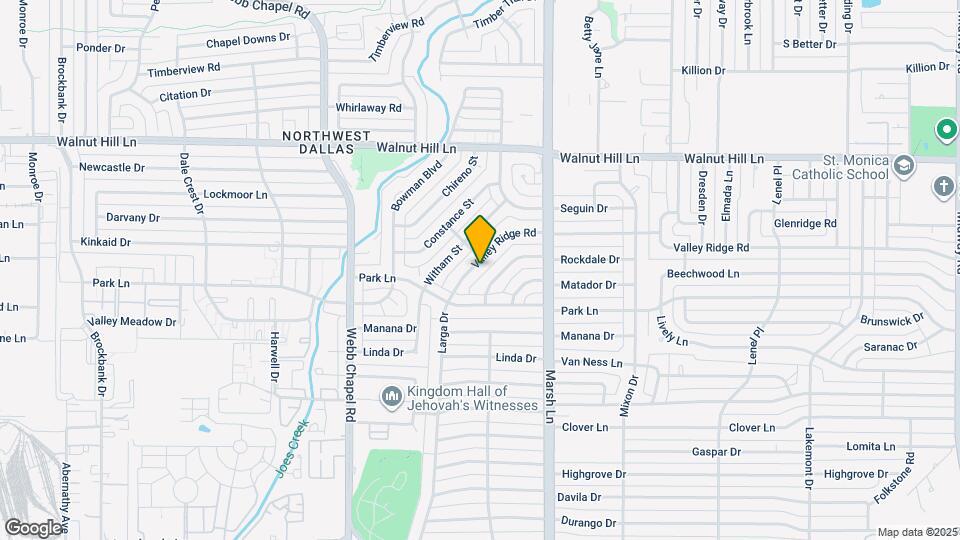 3544 Valley Ridge Rd Map and Location Details