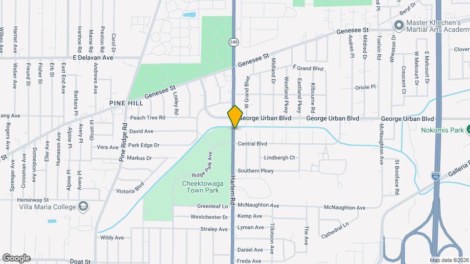 2727 Harlem Rd, Unit 2nd Floor Map and Location Details
