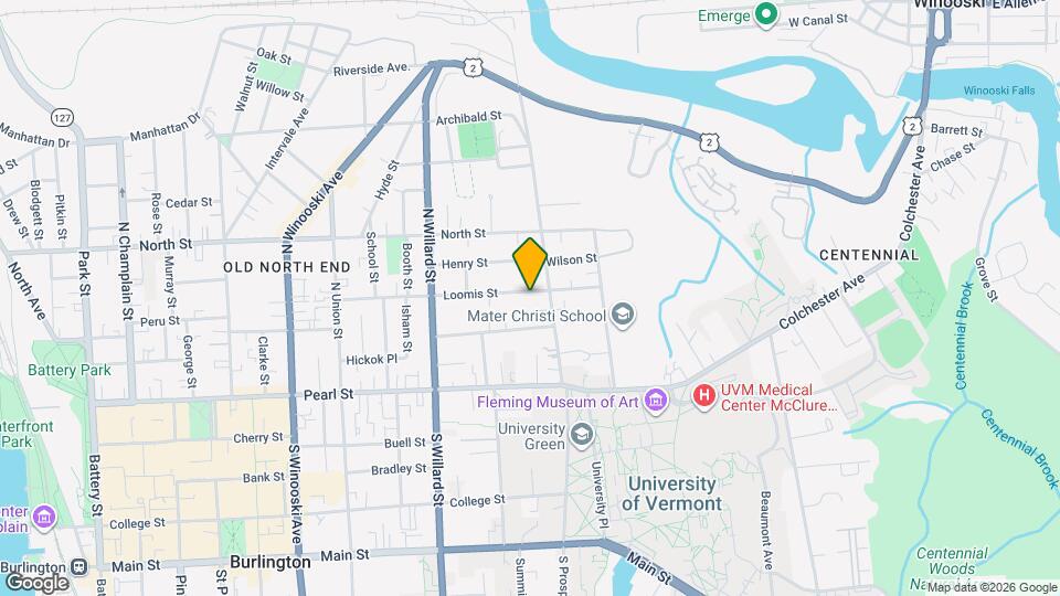 187 Loomis St, Unit Studio apt #3 Map and Location Details