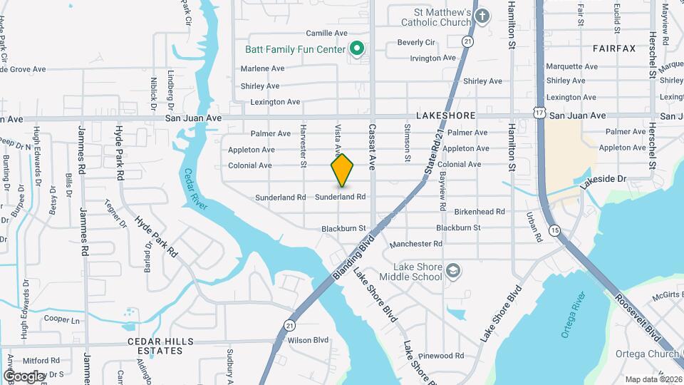 5055 Sunderland Rd Map and Location Details