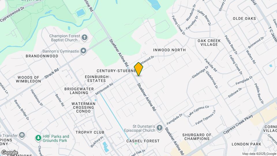 14719 Cypress Creek Landing Map and Location Details