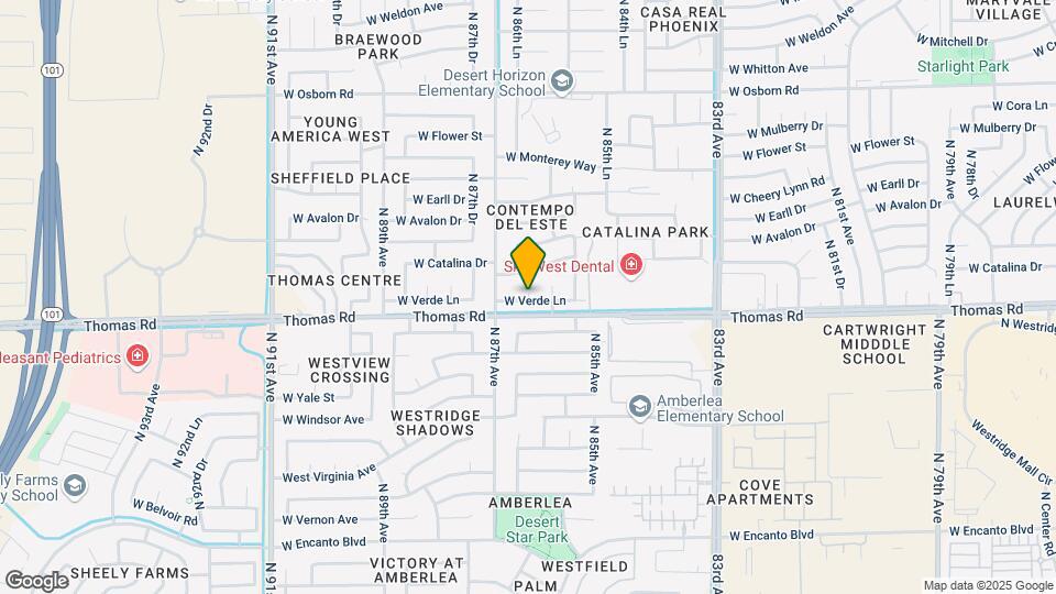 2942 N 98th Ln Map and Location Details