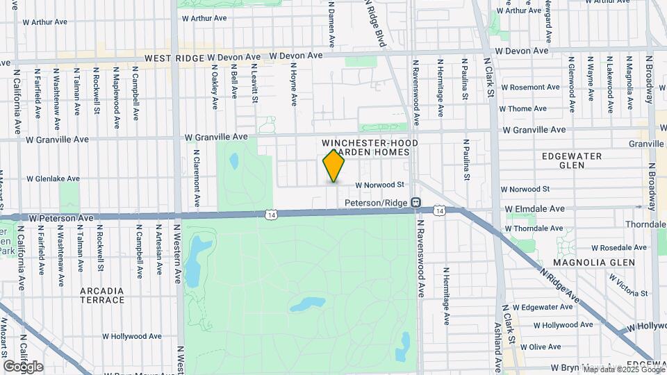 6024-6036 N Damen Ave Mapa y Detalles de la Ubicación