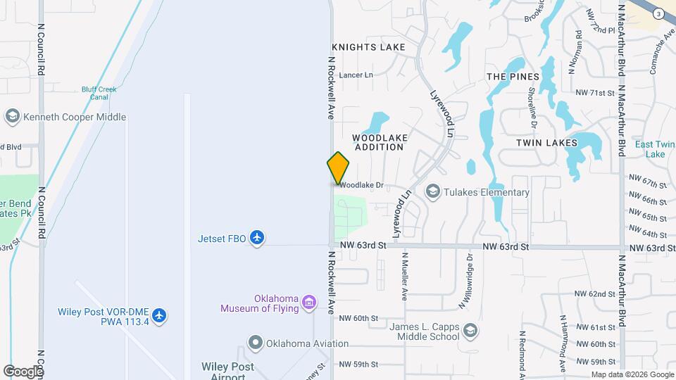 7024 Woodlake Dr Map and Location Details