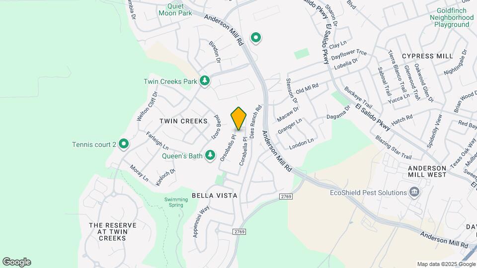 2610 Orsobello Pl Map and Location Details