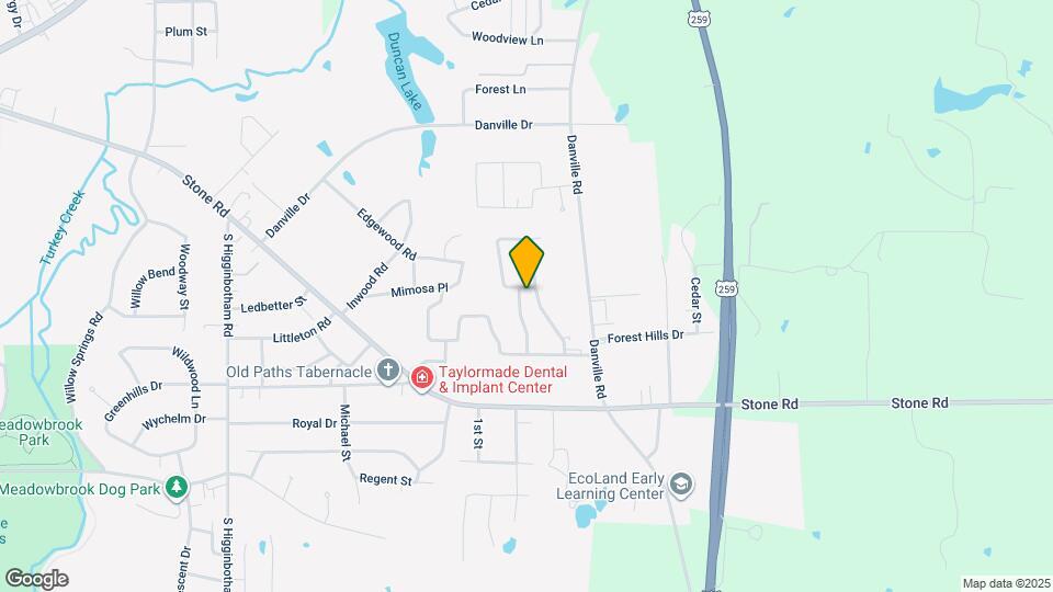 636-638-638 Town Oaks Cir Map and Location Details